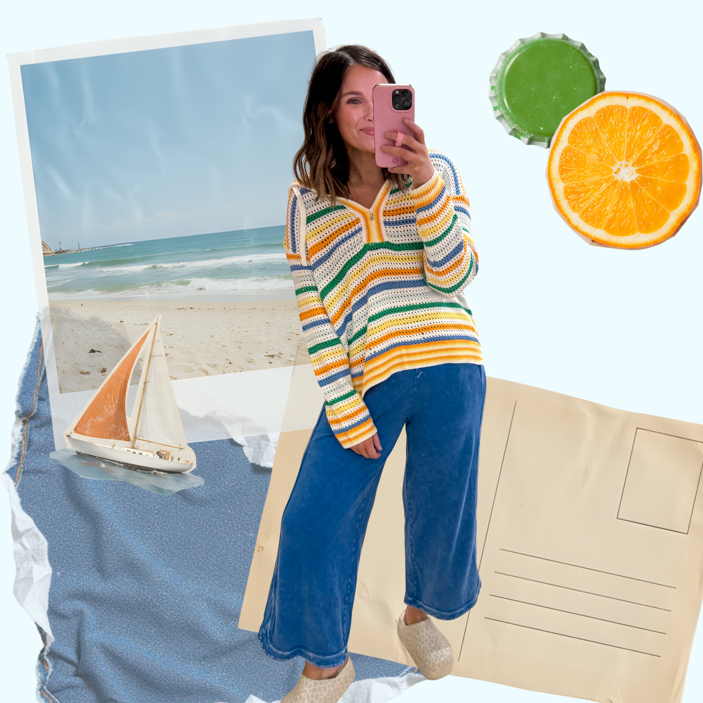 Sunny Side Stripe Hoodie