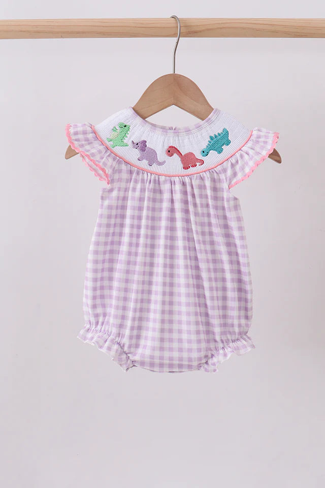Dinosaur Smocked Bubble