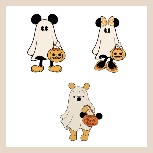 Minnie, Mickey or Pooh Bear Trick or Treat