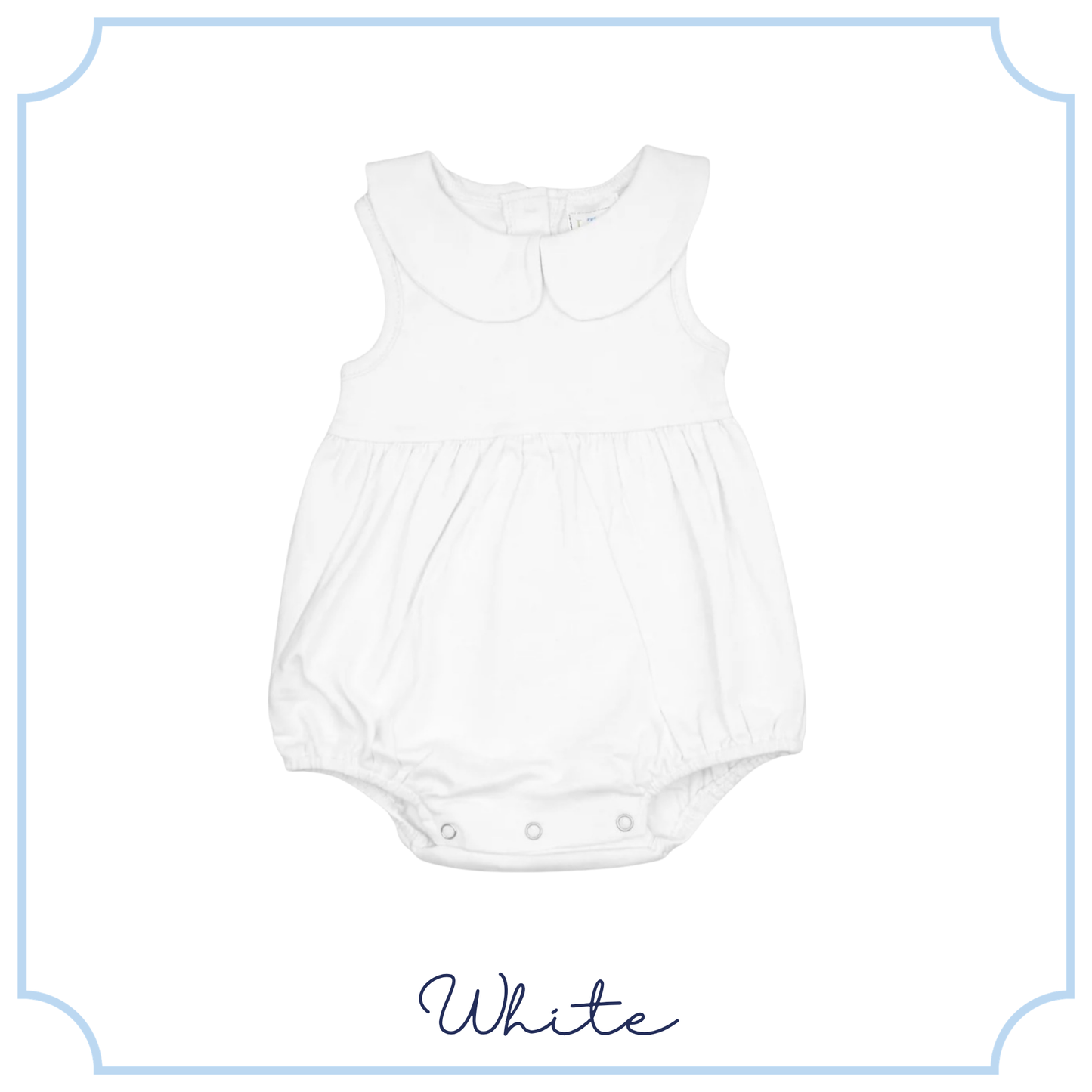 Peter Pan Collared Bubble (name on collar)