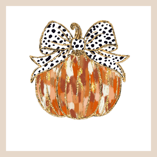 Paint Stroke Pumpkin