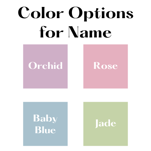 Faux Embroidery Name - Girl