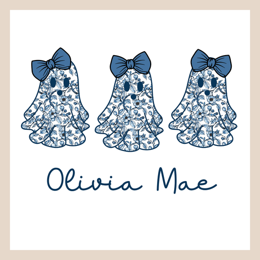 Blue Toile Ghost