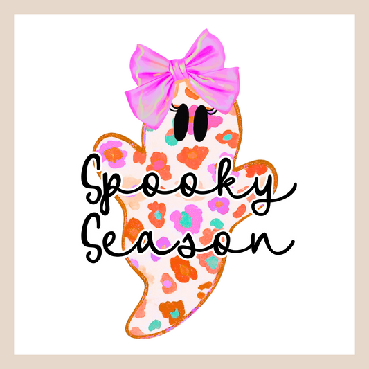 Leopard Ghost Spooky Seaosn