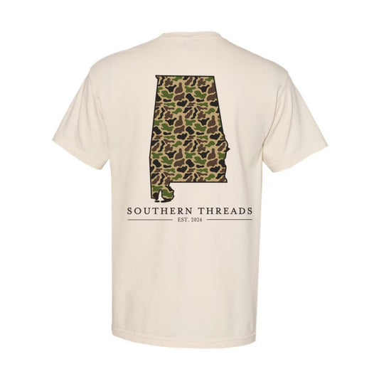 AL State Tee, Ivory
