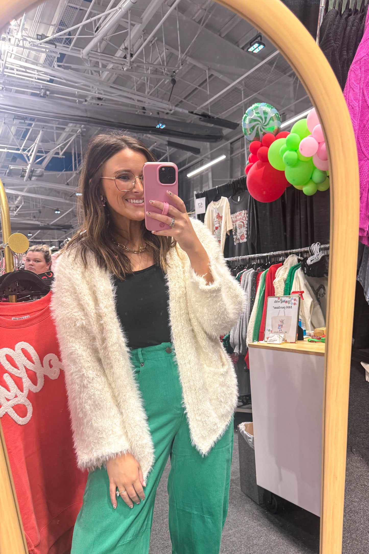 Fuzzy Sweater Cardigan