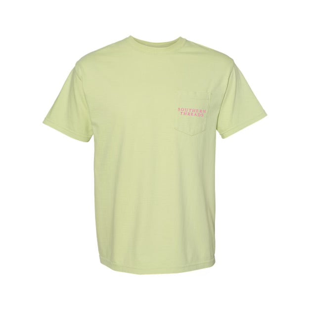 Lime Southern Threads Logo Tee