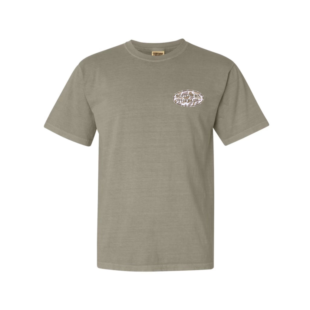 Oval Logo Tee, Sandstone