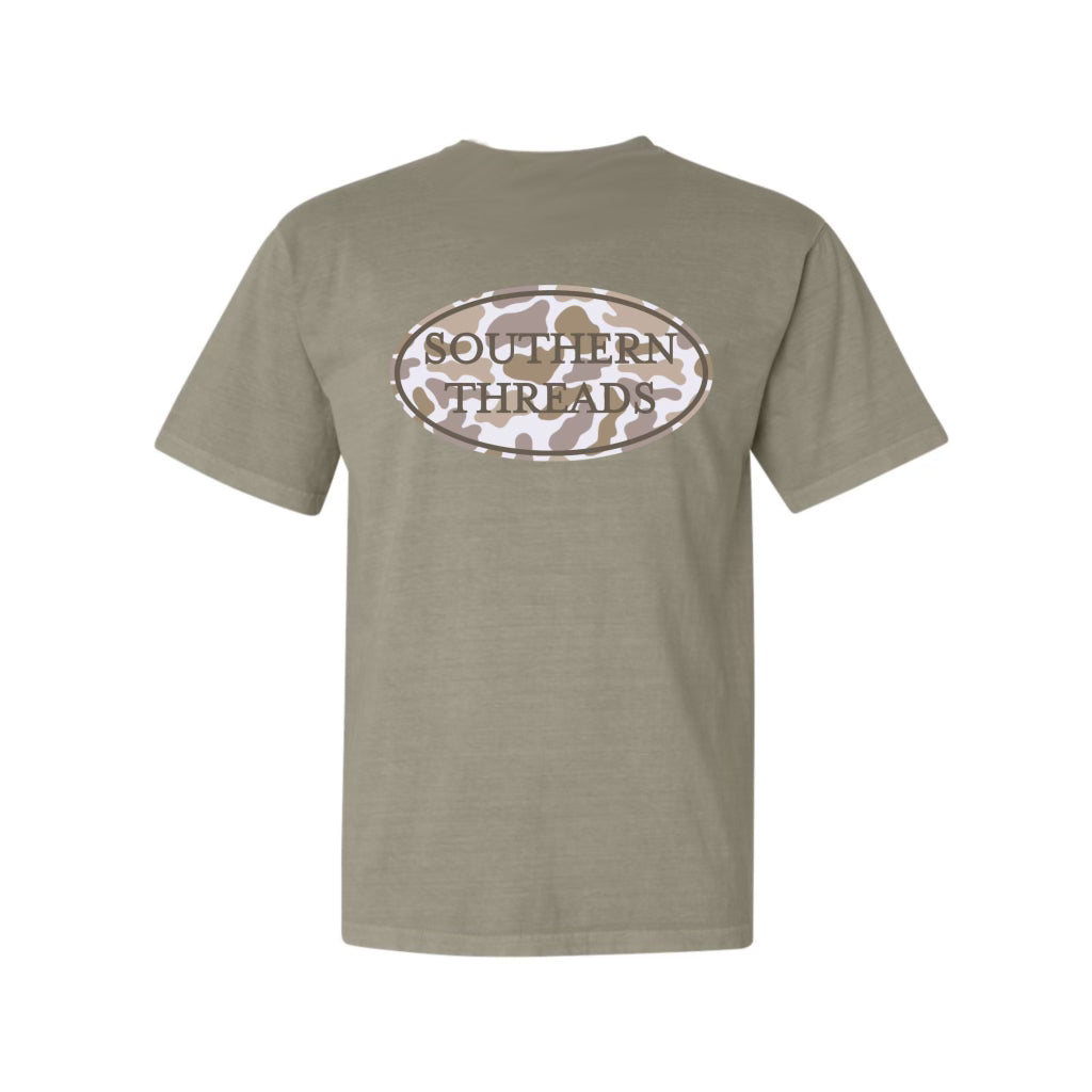 Oval Logo Tee, Sandstone