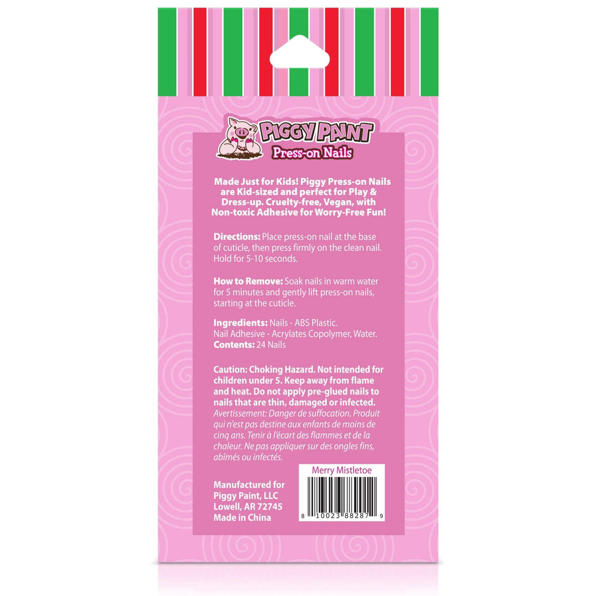 Merry Mistletoe, Press-On Nails