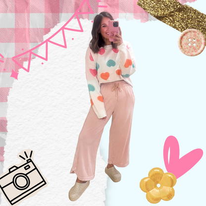 Candy Hearts Cozy Sweater