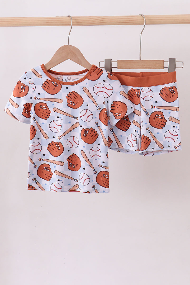 Baseball Bamboo Pajama Set