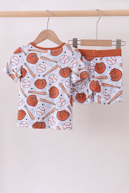 Baseball Bamboo Pajama Set