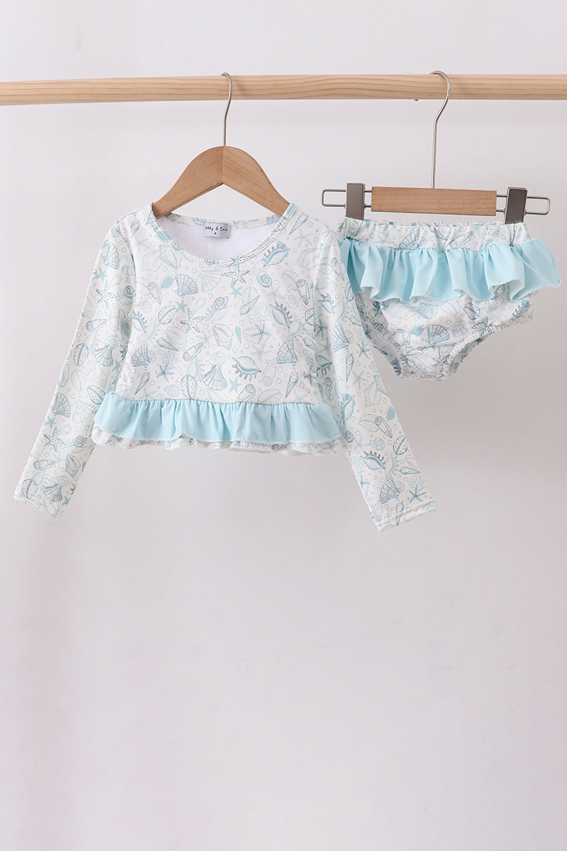 Sea Shell Ruffle Swimsuit