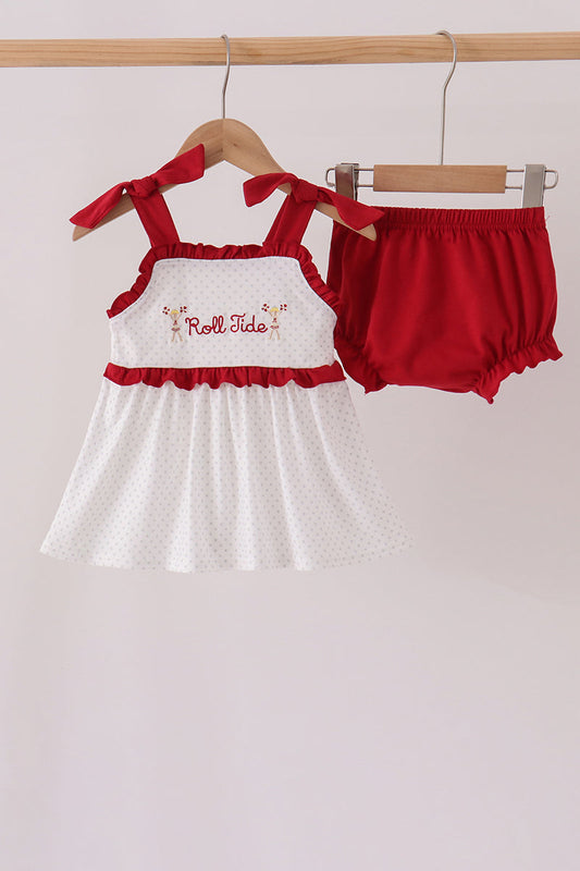 Alabama Embroidered Bloomer Set