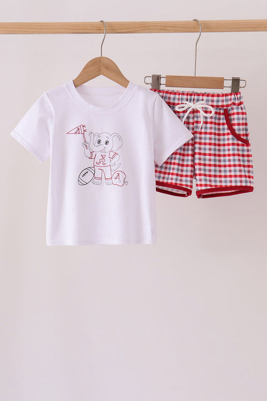 Alabama Embroidered Short Set