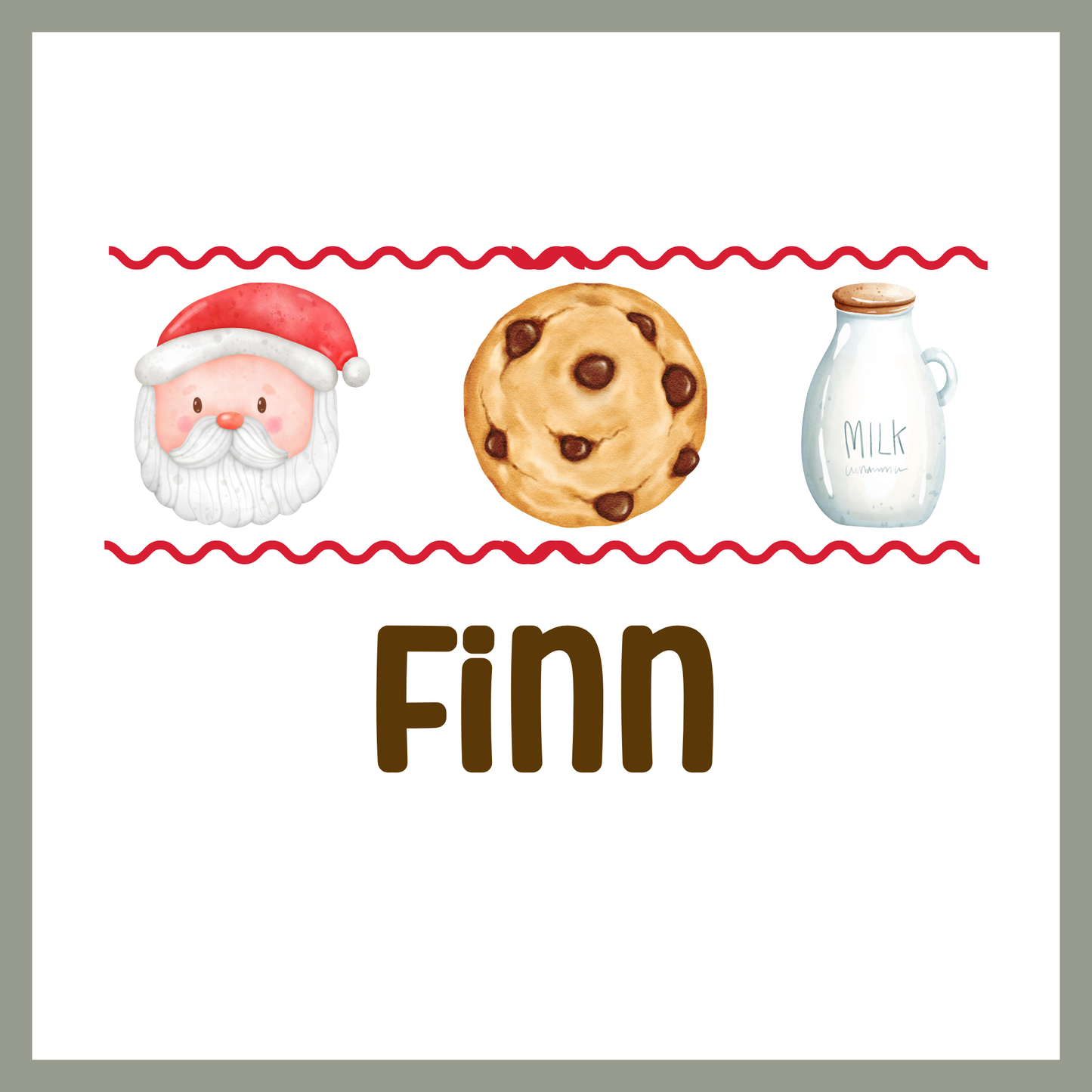 Santa Milk and Cookies
