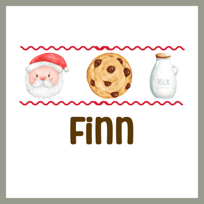 Santa Milk and Cookies