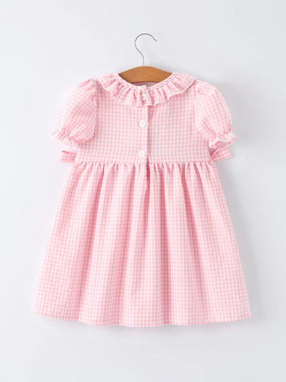 Summer Crocodile Smocked Dress