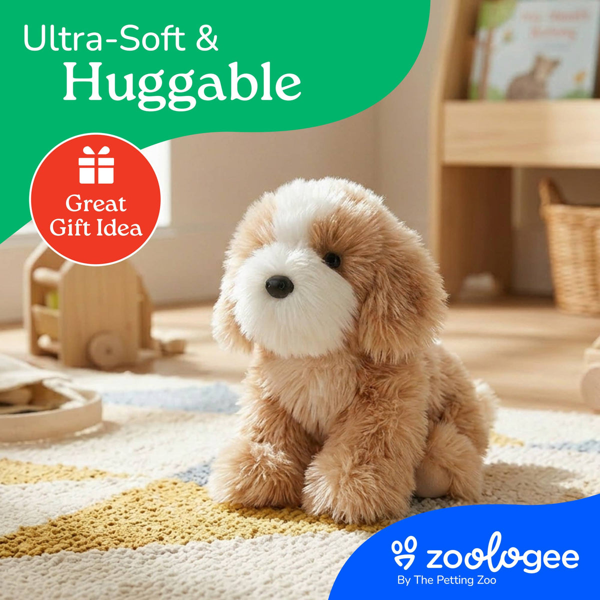 Cavapoo Plush, 11"