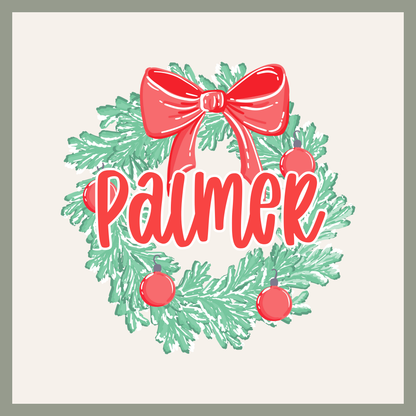 Cute Name Wreath