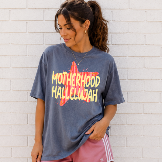 Motherhood Hallelujah Tee