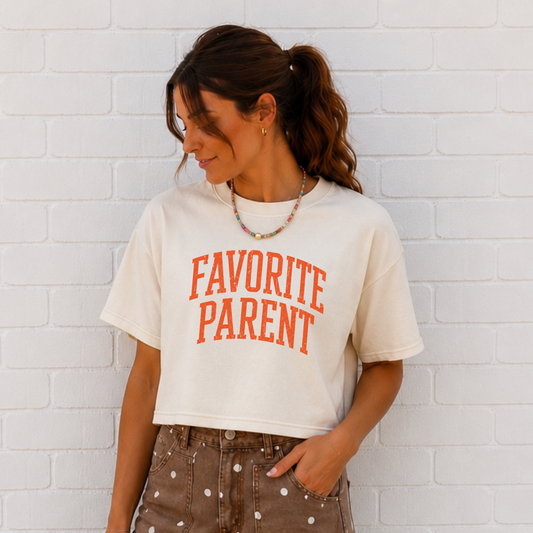 Favorite Parent Cropped Tee