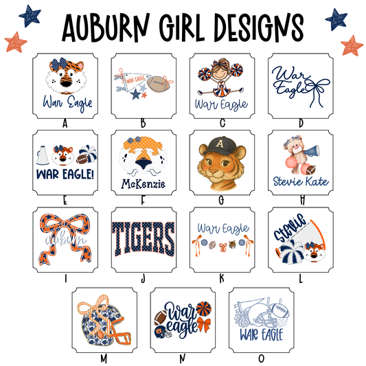 Girls Auburn Game Day