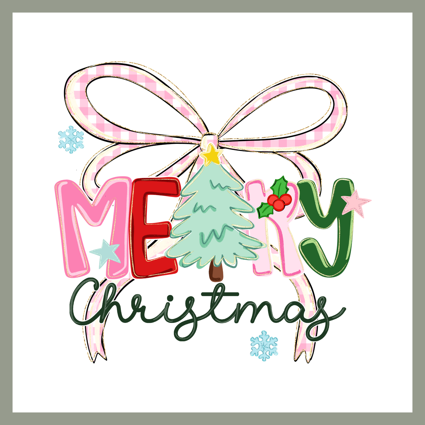 Merry Christmas Bow