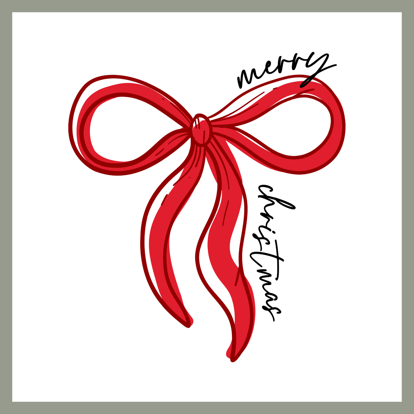 Merry Christmas Bow
