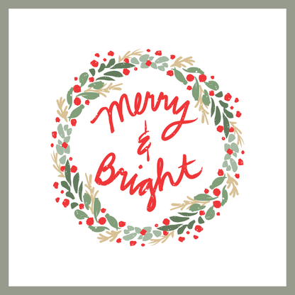Merry & Bright Wreath