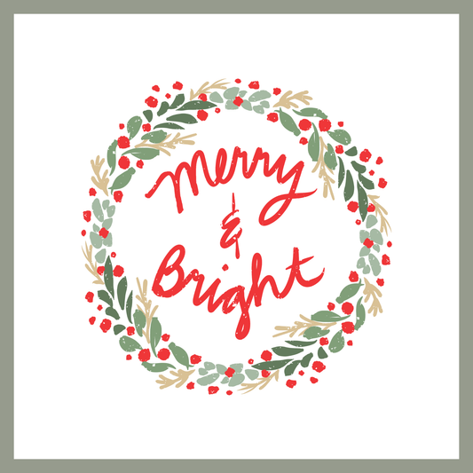 Merry & Bright Wreath