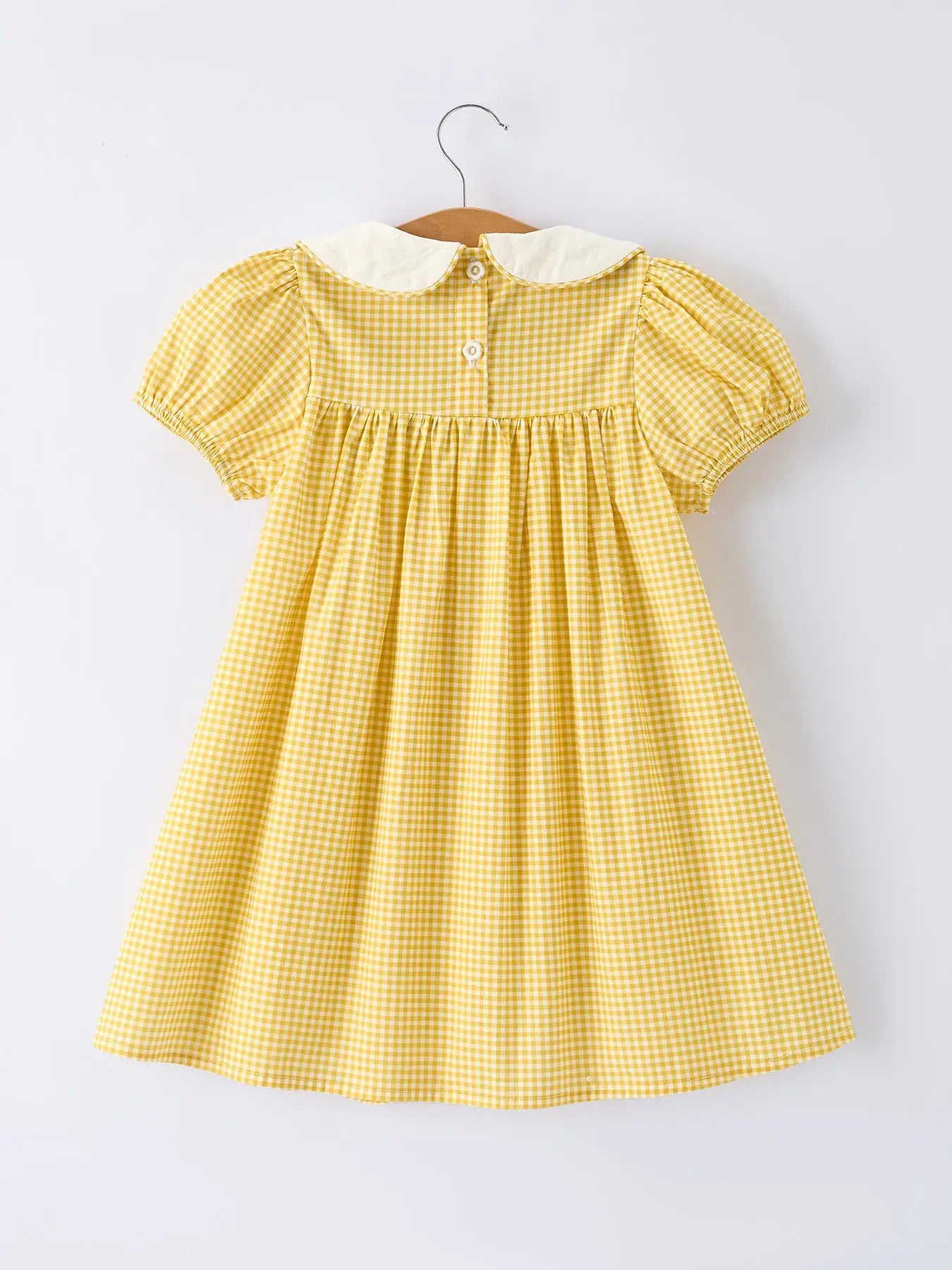 Yellow Goose Smocked Dress