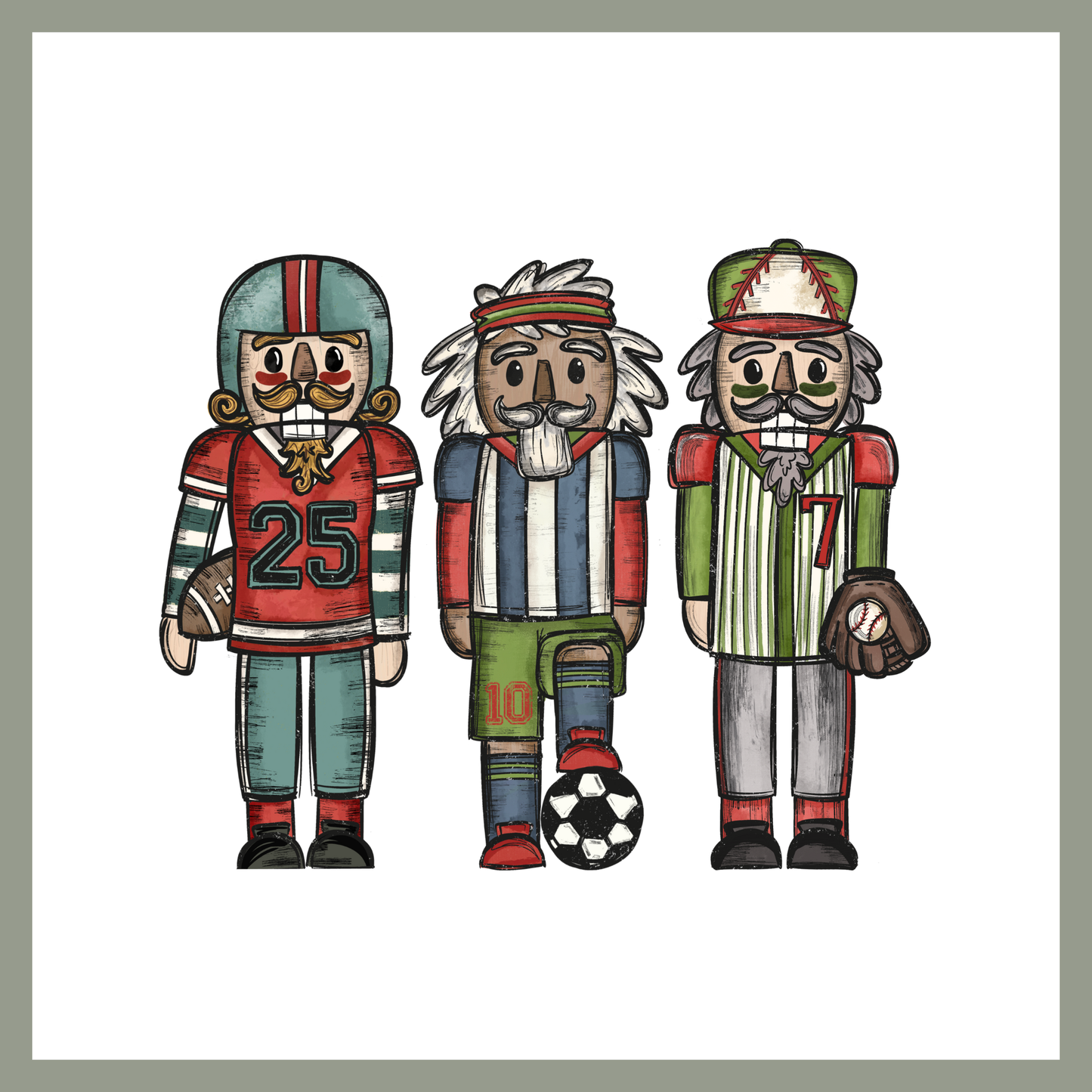 Sporty Nutcrackers