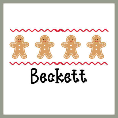 Preppy Gingerbread Boys