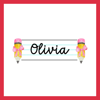 Cute Pencil Name, Girl
