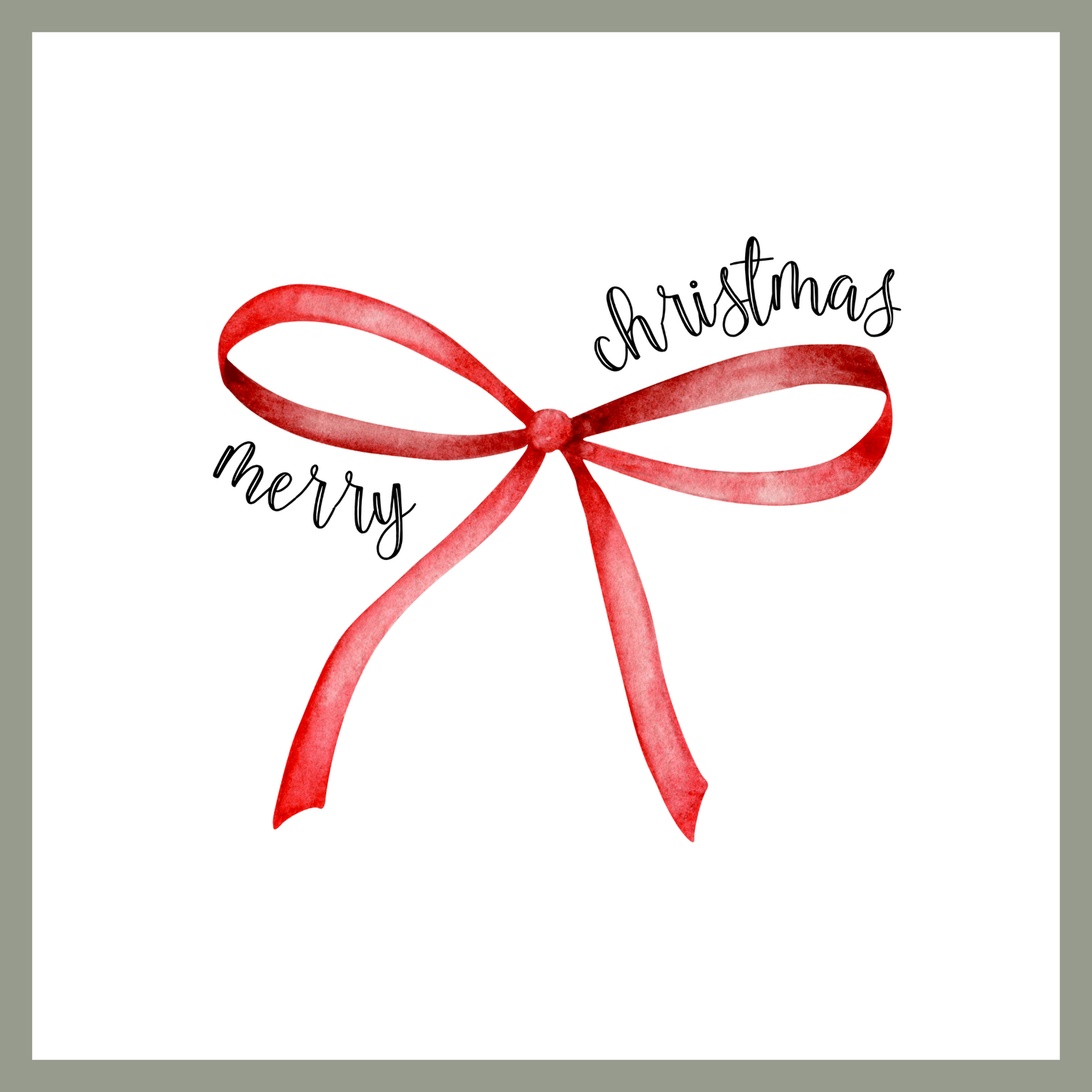 Merry Christmas Bow