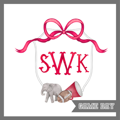 Bama Game Day Crest, Girl