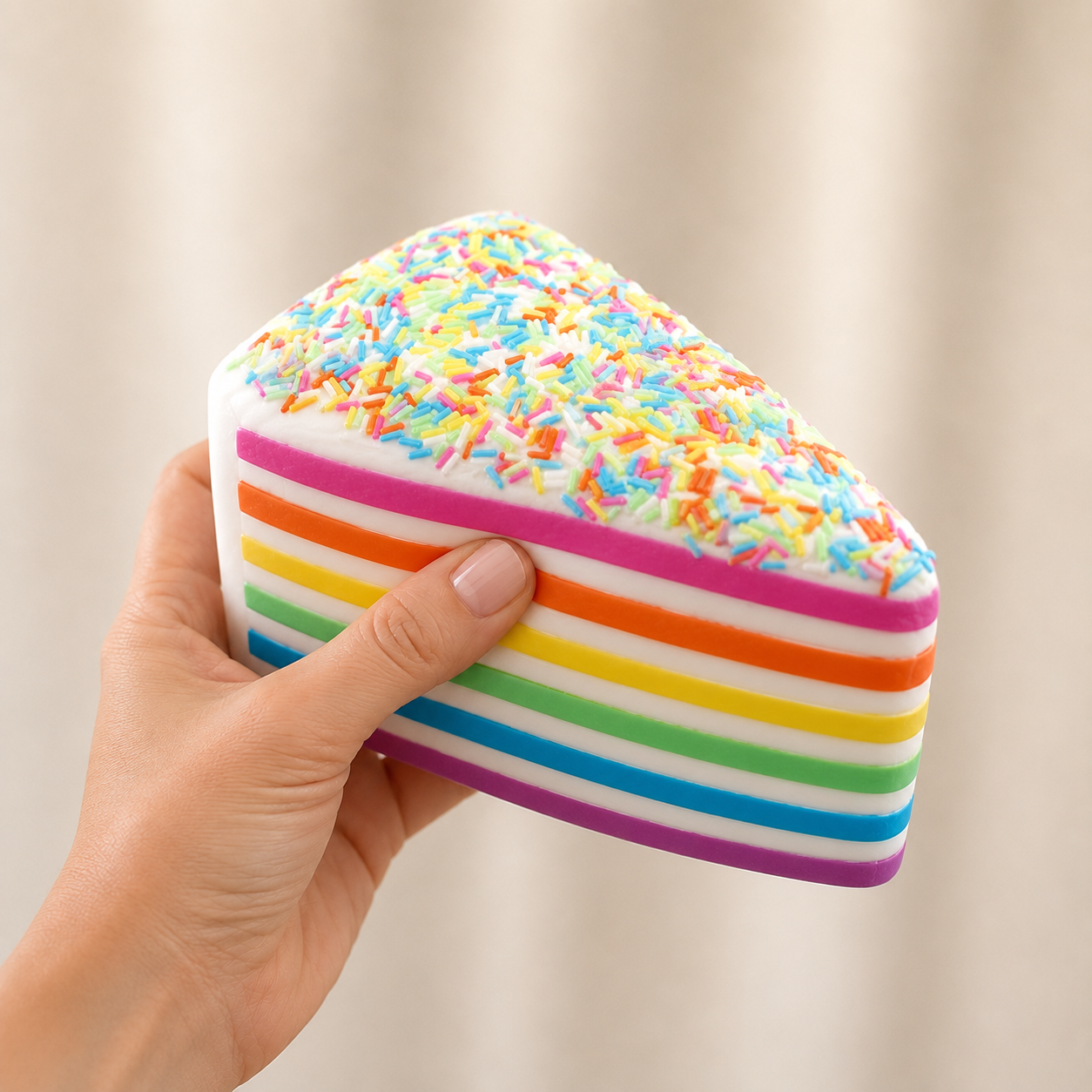 Rainbow Cake Squishie