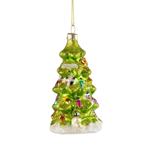 Glass Christmas Tree Ornament