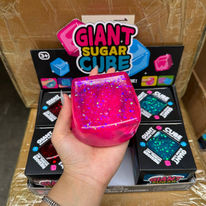 JUMBO Sugar Squeeze Glitter Cube