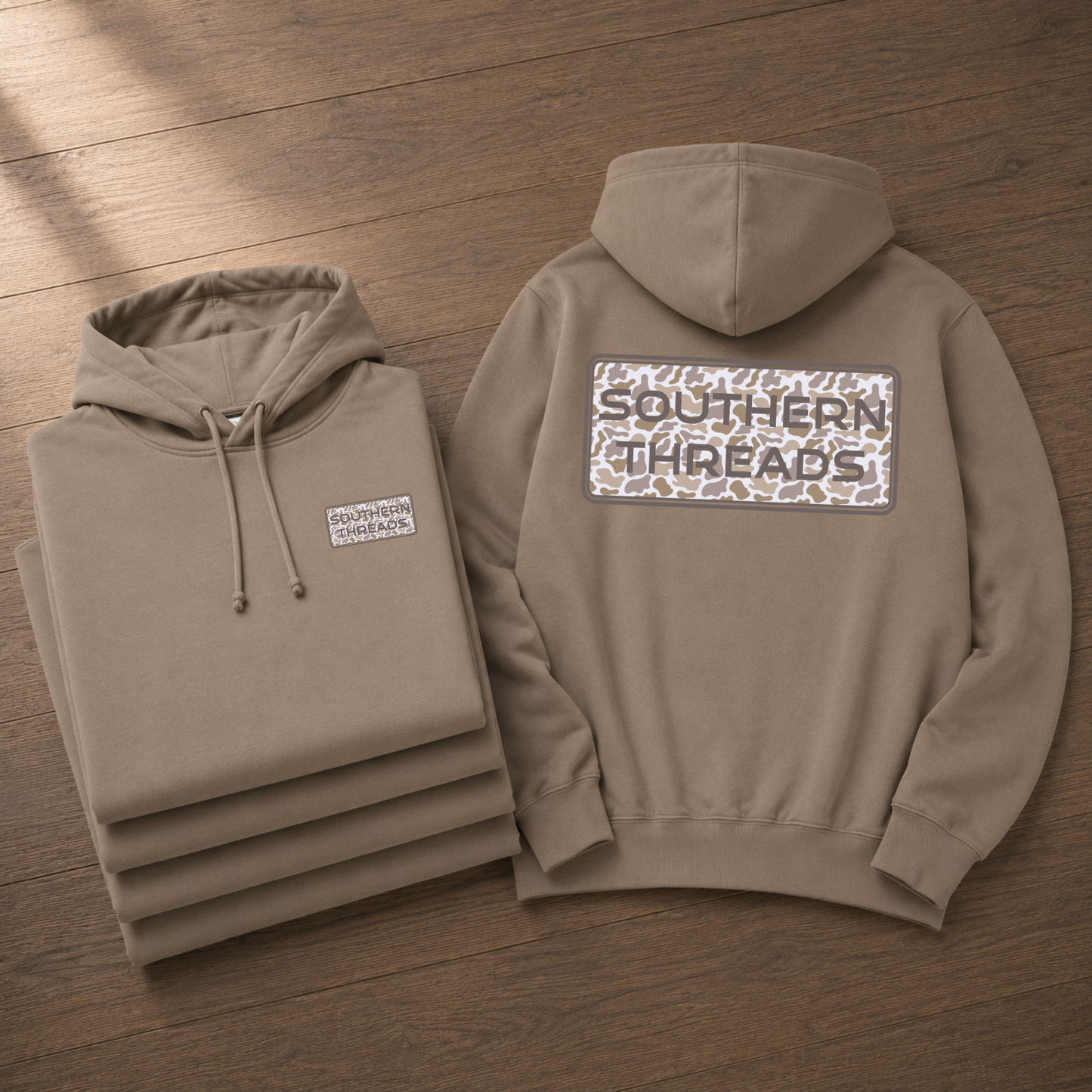 Badge Series Hoodie, Safari