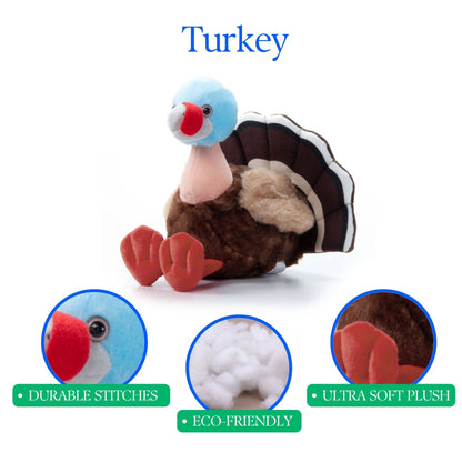 Turkey Plush, 8"