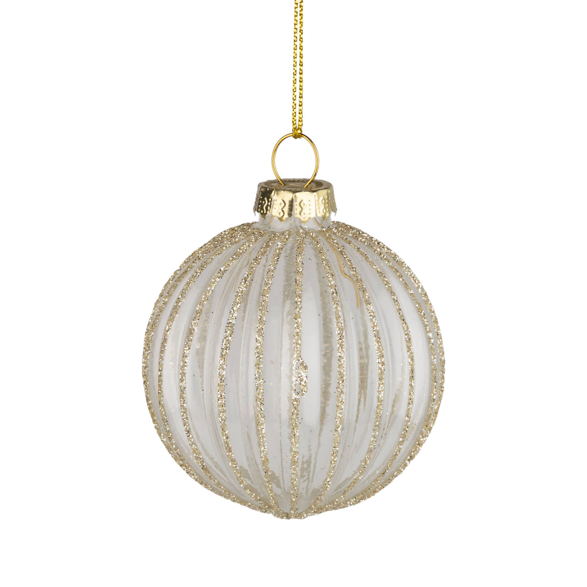 Gold Glass Ornament