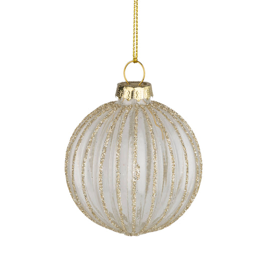 Gold Glass Ornament