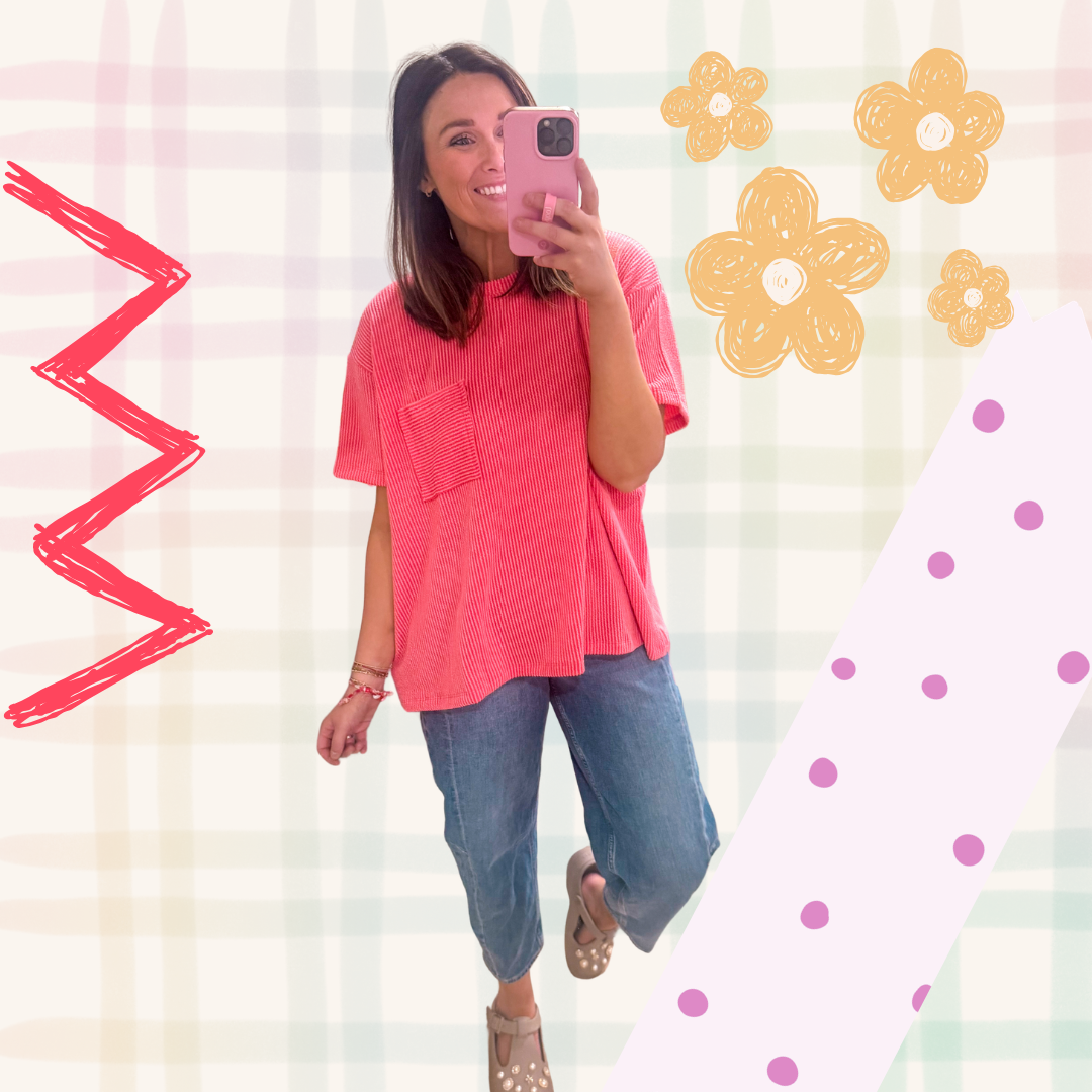 Classic Comfort Top, Salmon