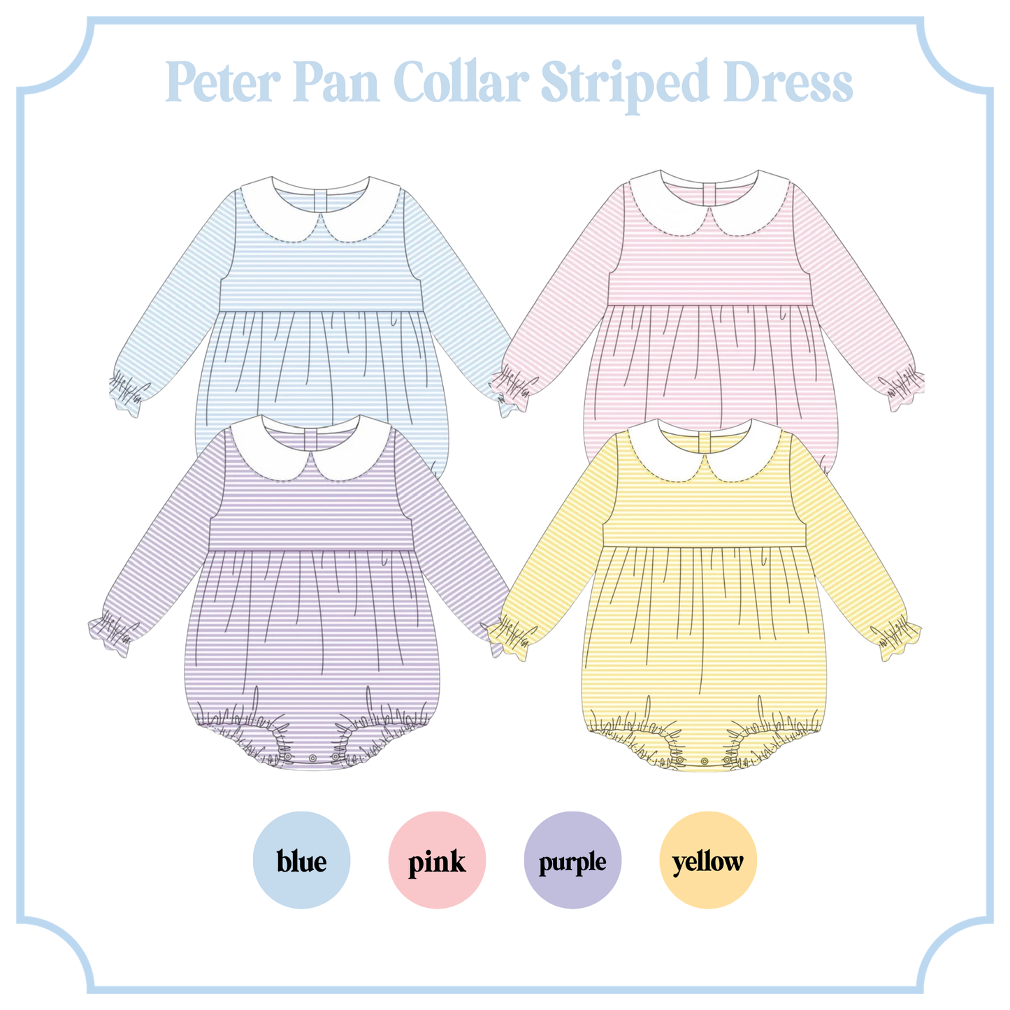 Turkey Peter Pan Collar Dress or Bubble