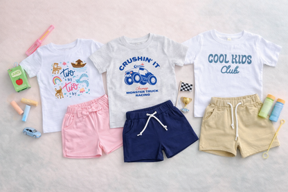 Navy Drawstring Shorts