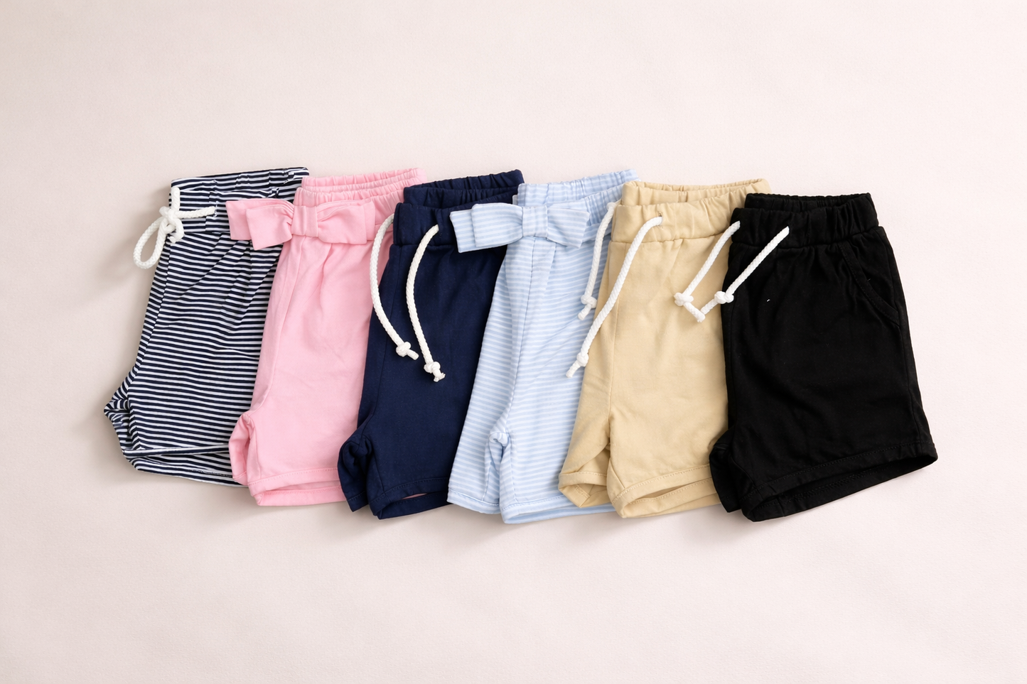 Navy Drawstring Shorts