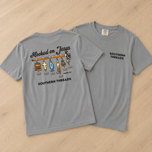 Hooked on Jesus Tee